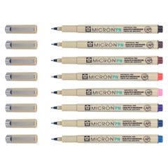 Bút line đi nét linh hoạt, nhiều màu Sakura Pigma Micron PN - Ngòi 0.2mm > 0.5mm
