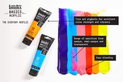 Màu vẽ đa chất liệu Liquitex Basics Acrylic Mars Black #276 – 400ml