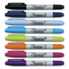 Bút lông dầu 2 ngòi (Fine/Ultra) Sharpie Twin Tip