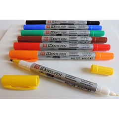 Bút lông dầu 2 đầu vẽ đa chất liệu Sakura Identi Pen - Ngòi 0.4mm / 1.0mm
