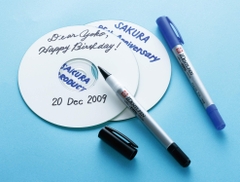 Bút lông dầu 2 đầu vẽ đa chất liệu Sakura Identi Pen - Ngòi 0.4mm / 1.0mm