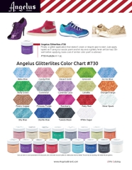 Màu vẽ da, vải Angelus Leather Paint Glitterlites 29.5ml (1Oz)