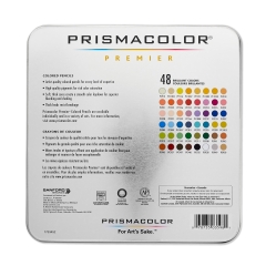 Bộ bút chì màu hạng họa sĩ Prismacolor Premier Soft Core - 48 màu (Hộp thiếc)