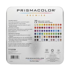 Bộ bút chì màu hạng họa sĩ Prismacolor Premier Soft Core - 72 màu (Hộp thiếc)