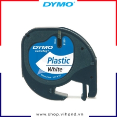 Cuộn nhãn dán Dymo (LT) nhựa Polyester dùng cho máy LetraTag
