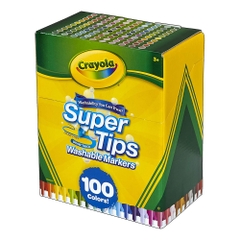 Bộ bút lông màu, có thể rửa được Crayola Super Tips Washable Markers