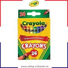 Bộ bút sáp màu tập tô cho trẻ Crayola Crayons - 24 Màu