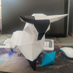 Bộ kit DIY Mô hình giấy 3D Bull tự láp ráp (MH-03)
