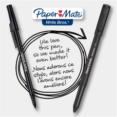 Bút bi nắp đậy Paper Mate Write Bros 1.0mm