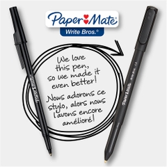 Bút bi nắp đậy Paper Mate Write Bros 1.0mm – Màu xanh dương (Blue)