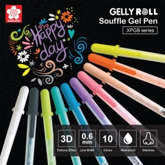 Bút Gel 3D mờ Sakura Gelly Roll Souffle 0.6mm XPGB#905 - Màu Cam (Orange)