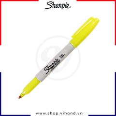 Bút lông dầu vẽ trên nhiều chất liệu Sharpie Fine Point 0.9mm - Yellow (Màu Vàng)