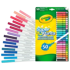 Bộ bút lông màu, có thể rửa được Crayola Super Tips Washable Markers - 100 Màu