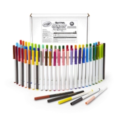 Bộ bút lông màu, có thể rửa được Crayola Super Tips Washable Markers - 10 Màu