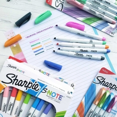 Bút dạ quang cao cấp Sharpie S-Note Creative Markers - Bộ 4 màu