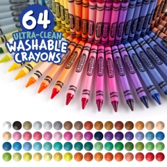 Bộ bút sáp màu, có thể rửa được Crayola Ultra-Clean Washable Crayons - 24 Màu