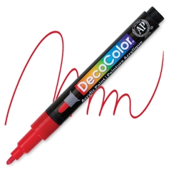 Bút sơn acrylic vẽ đa chất liệu Marvy Uchida DecoColor Fine #215 - Ngòi 1.4mm