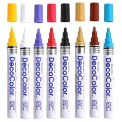 Bút sơn vẽ đa chất liệu, không xóa được Marvy Uchida DecoColor #728 - Ngòi 2.0mm