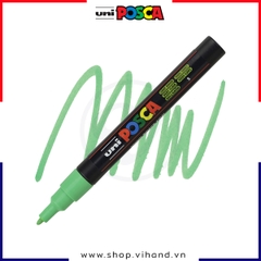 Bút sơn vẽ đa chất liệu Uni Posca Paint Marker PC-3M Fine - Light Green