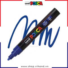 Bút sơn vẽ đa chất liệu Uni Posca Paint Marker PC-5M Medium - Blue (Xanh dương)