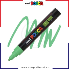 Bút sơn vẽ đa chất liệu Uni Posca Paint Marker PC-5M Medium - Light Green