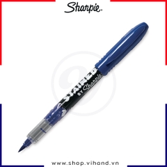 Bút vẽ vải giặt không phai màu, ngòi cọ Sharpie Stained - Blue (Màu xanh dương)