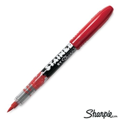 Bút vẽ vải giặt không phai màu, ngòi cọ Sharpie Stained