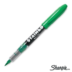 Bút vẽ vải giặt không phai màu, ngòi cọ Sharpie Stained