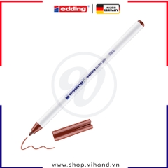 Bút vẽ vải không phai Edding 4600 Textile Marker - Brown