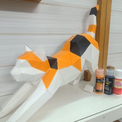 Bộ kit DIY Mô hình giấy 3D Cat tự láp ráp (MH-02)