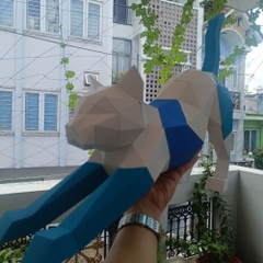 Bộ kit DIY Mô hình giấy 3D Cat tự láp ráp (MH-02)