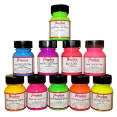 Màu vẽ da, vải Angelus Leather Paint Neon Parisian Pink 29.5ml (1Oz) - 123