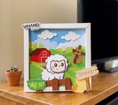 Bộ Kit DIY Tranh xếp lớp 3D Sheep sáng tạo cho bé (LP-02)