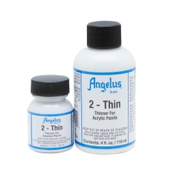Dung môi pha loãng màu Angelus 2-Thin (Dùng cho Airbrush) - 118ml (4Oz)