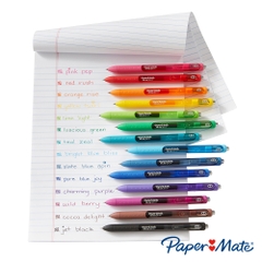 Bút gel đầu bấm Paper Mate InkJoy Gel Medium Point 0.7mm – Màu nâu nhạt (Cocoa)