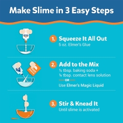 Keo dán kim tuyến Elmer’s Glitter Glue 177ml – Vàng (Yellow)