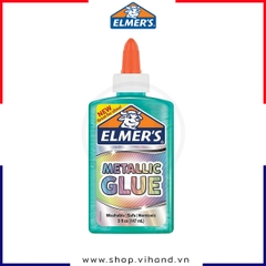 Keo dán ánh kim Elmer’s Metallic Glue 147ml – Xanh mòng két (Teal)