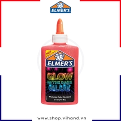 Keo dán phát sáng trong tối Elmer’s Glow in the Dark 147ml – Hồng (Pink)