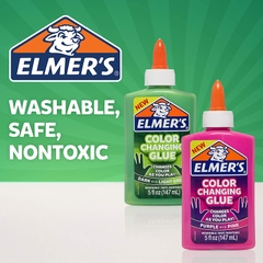 Keo dán thay đổi màu sắc Elmer’s Color Changing Glue 147ml – Purple (Tím)