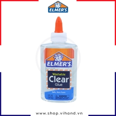 Keo dán trong suốt Elmer’s Washable Clear Glue 147ml – Không màu