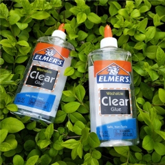 Keo dán trong suốt Elmer’s Washable Clear Glue 946ml – Không màu