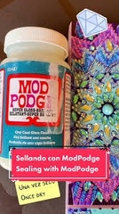 Keo đa năng để dán, phủ bảo vệ, in ảnh MOD PODGE Super Gloss 3 trong 1 làm đồ thủ công