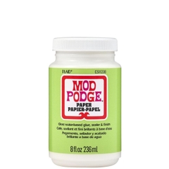 Keo Đa Năng Mod Podge Paper Gloss (Hiệu ứng bóng) – Dán, Phủ Bảo Vệ Và Hoàn Thiện Bề Mặt Chuyên Dụng Cho Giấy