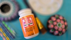 Keo đa năng để dán, phủ bảo vệ, in ảnh MOD PODGE Satin 3 trong 1 làm đồ thủ công