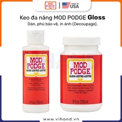 Keo đa năng để dán, phủ bảo vệ, in ảnh MOD PODGE Gloss 3 trong 1 làm đồ thủ công