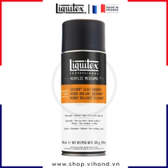 Bình xịt phủ bảo vệ cho màu Acrylic & Sơn dầu Liquitex Professional Soluvar Gloss Varnish Spray (Bóng) - 295g (10.4Oz)
