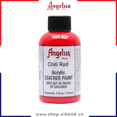 Màu vẽ da, vải Angelus Leather Paint Standard Chili Red 118ml (4Oz) – 260