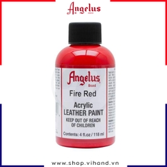 Màu vẽ da, vải Angelus Leather Paint Standard Fire Red 118ml (4Oz) – 185