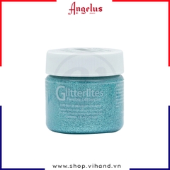 Màu vẽ da, vải Angelus Leather Paint Glitterlites Ice Ice Blue 29.5ml (1Oz)