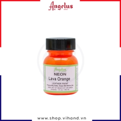 Màu vẽ da, vải Angelus Leather Paint Neon Lava Orange 29.5ml (1Oz) - 130